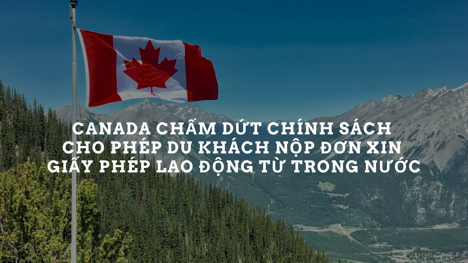 Canada chấm dứt chính sách cho phép du khách nộp đơn xin Giấy phép lao động từ trong nước