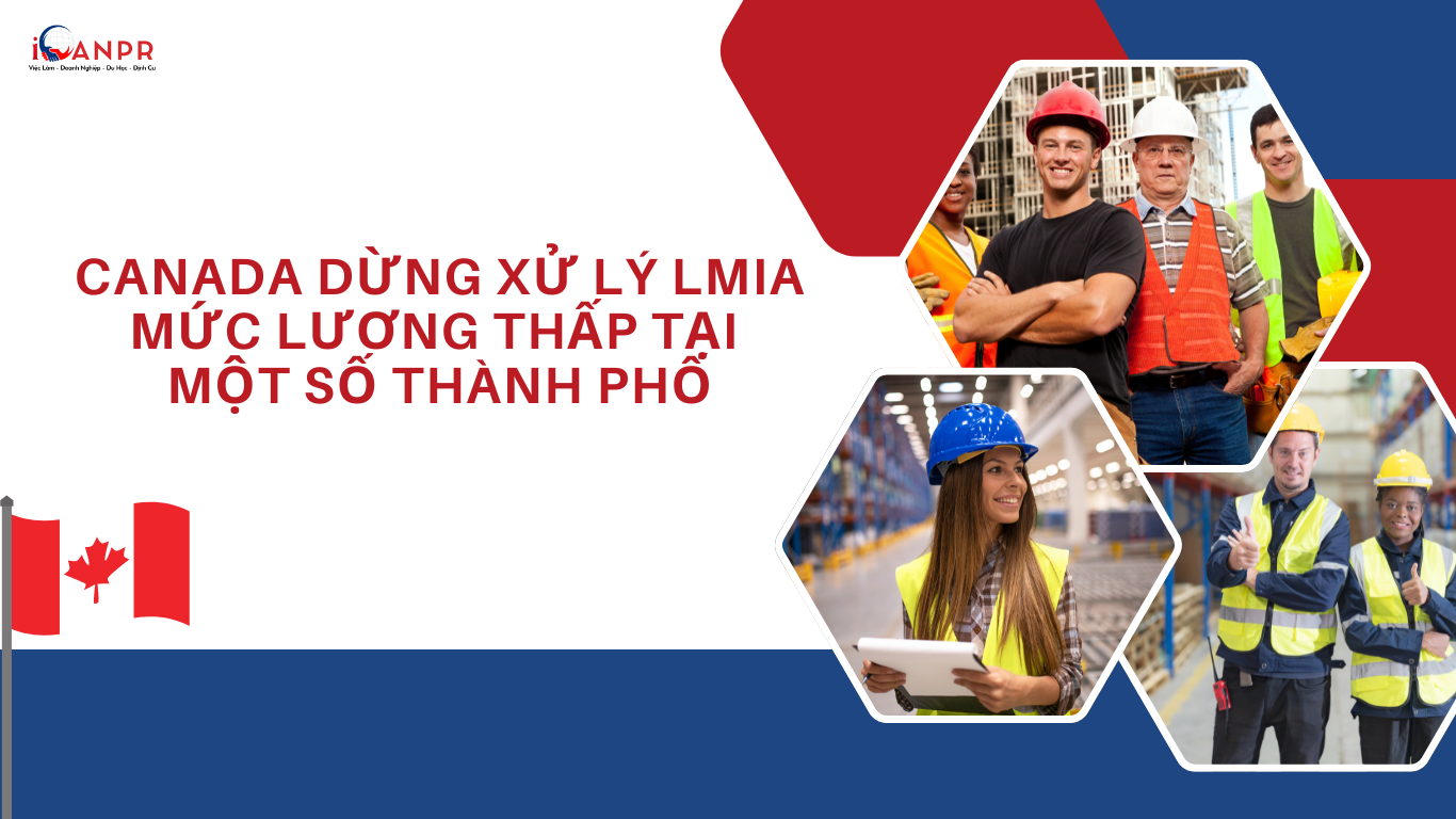 Canada Dừng Xử Lý LMIA Mức Lương Thấp Tại Một Số Thành Phố