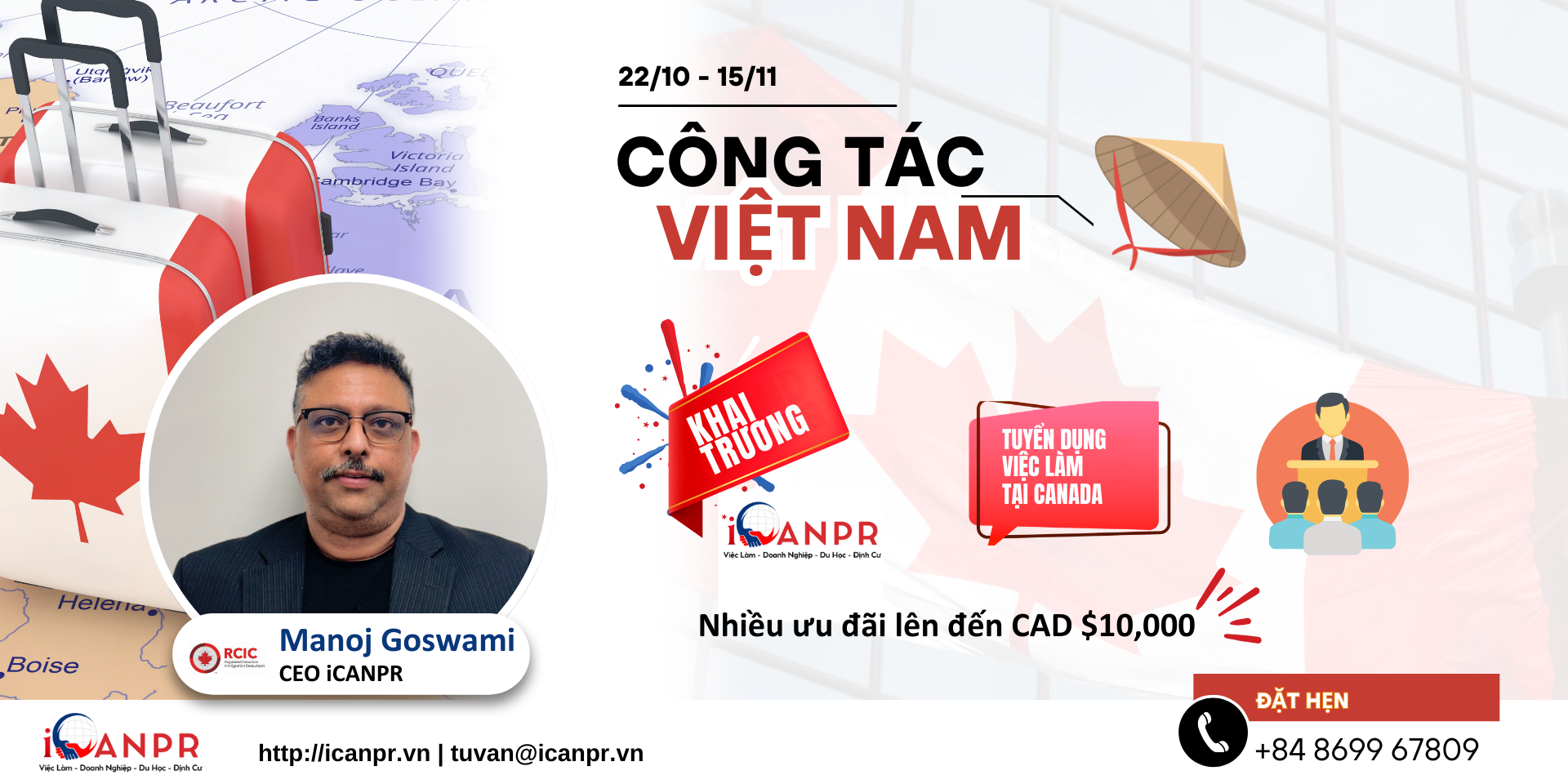 RCIC Manoj Goswami & Chuyến Công Tác Tại Việt Nam tháng 10 & 11/2024