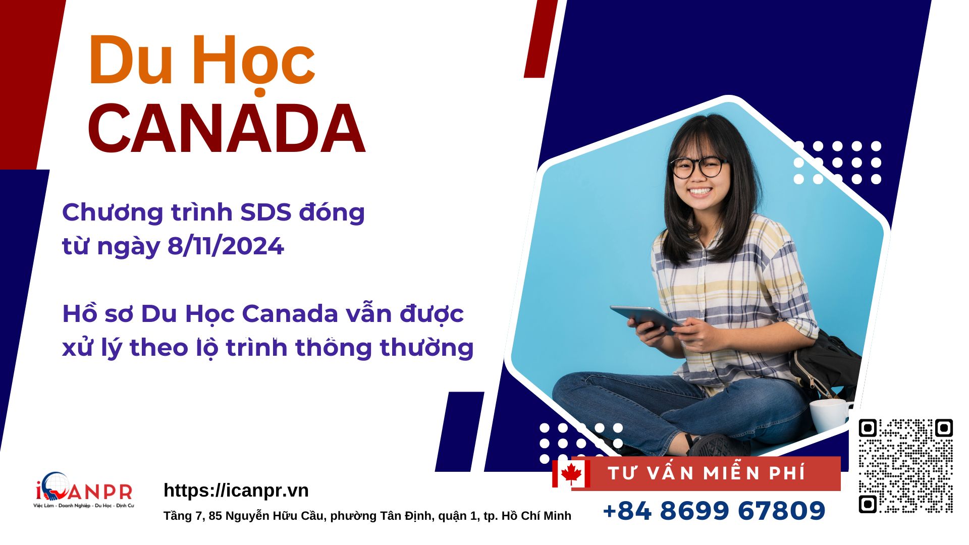 Chương trình du học SDS đóng từ ngày 8/11/2024