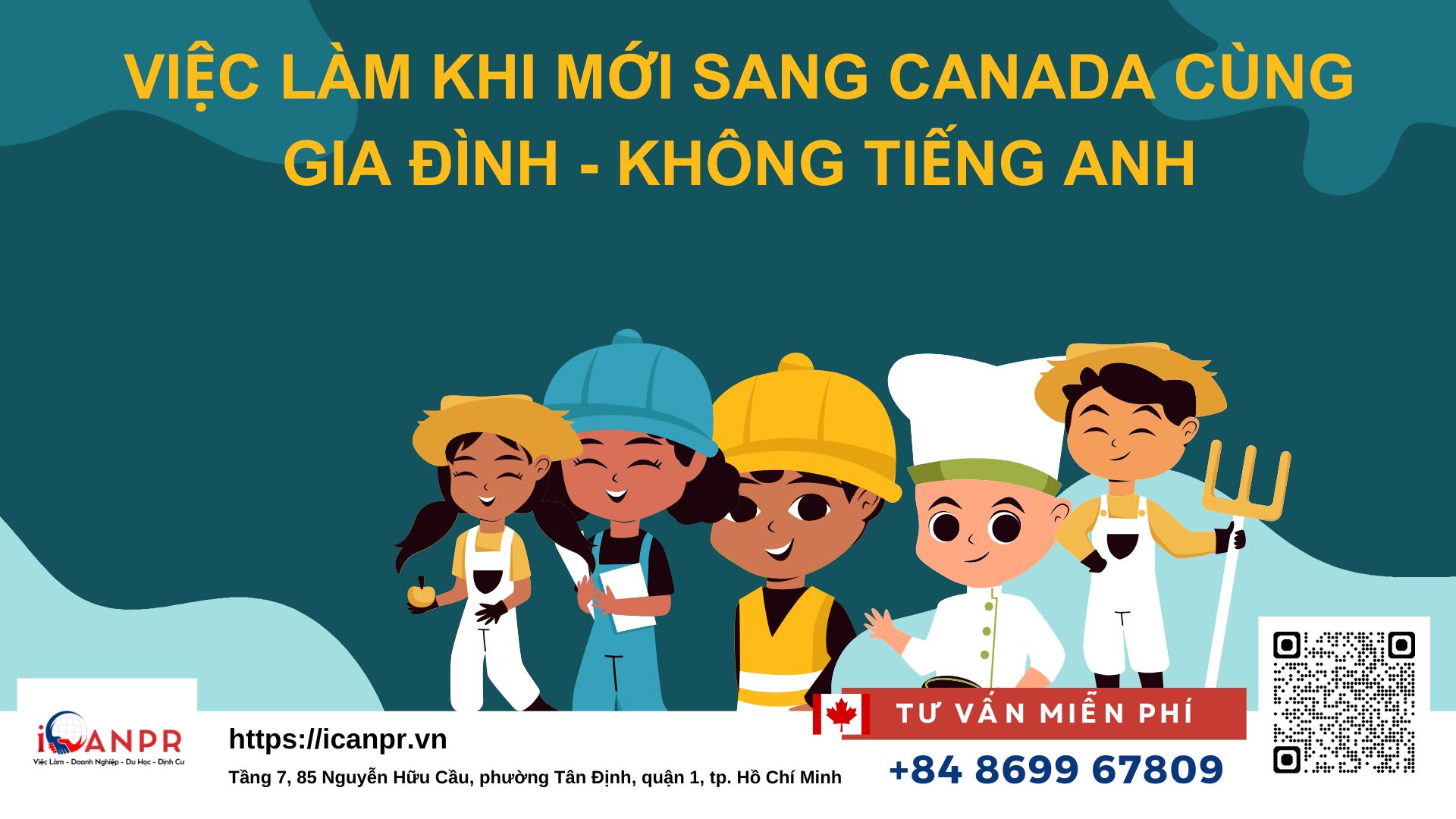 Việc làm khi bạn mới sang Canada cùng gia đình mà lại không có tiếng Anh