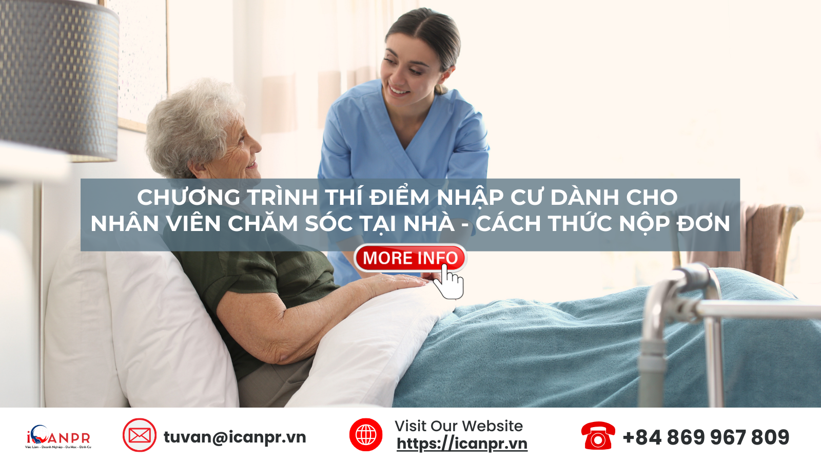 Chương trình thí điểm Nhập cư dành cho nhân viên chăm sóc tại nhà – Cách thức nộp đơn