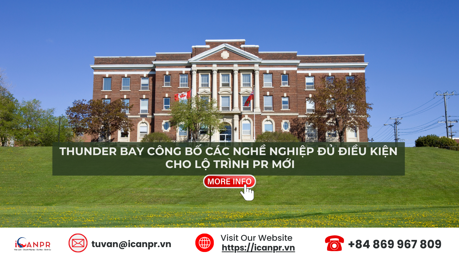 Thunder Bay công bố các nghề nghiệp đủ điều kiện cho lộ trình PR mới