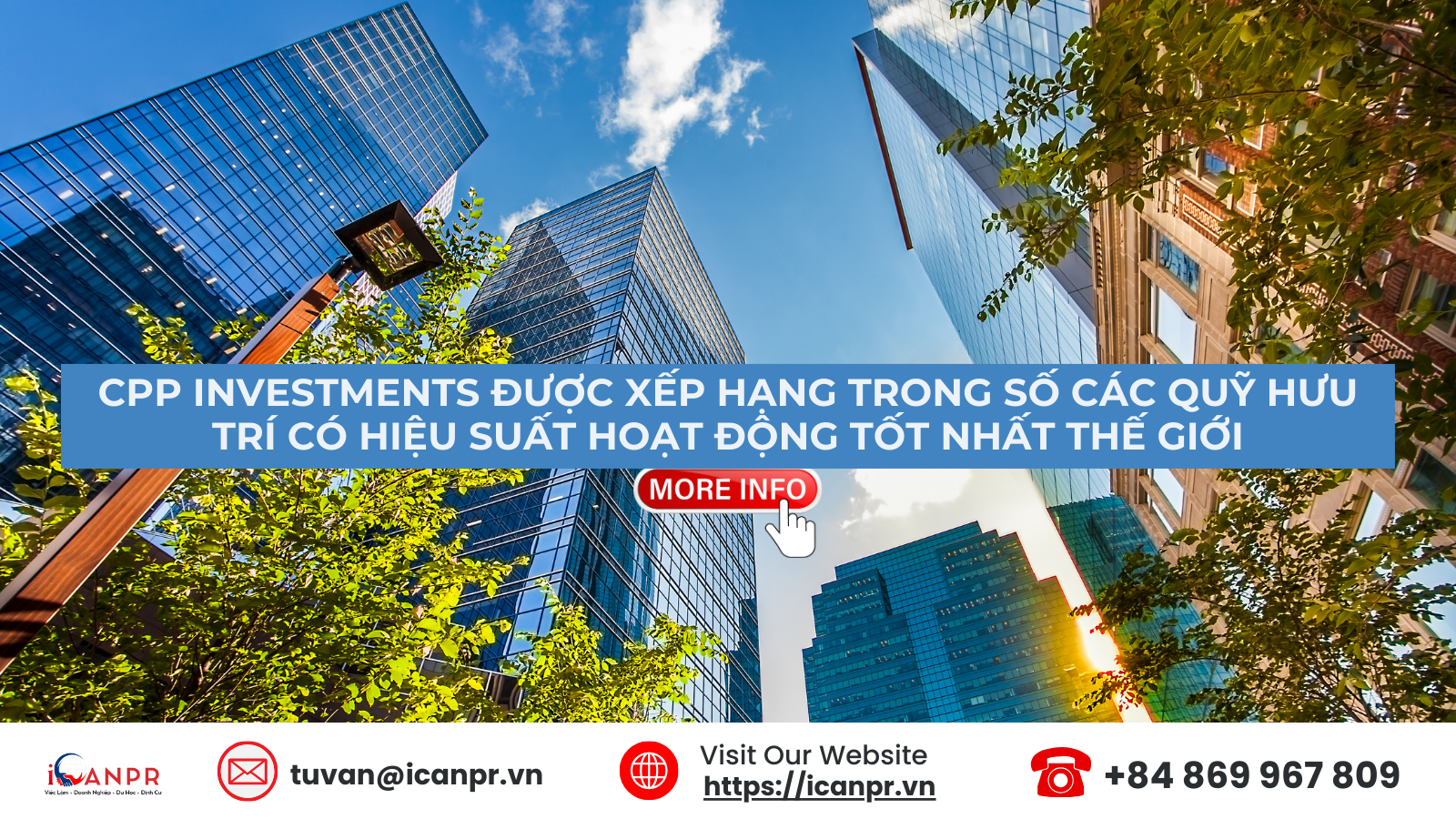CPP Investments được xếp hạng trong số các quỹ hưu trí có hiệu suất hoạt động tốt nhất thế giới