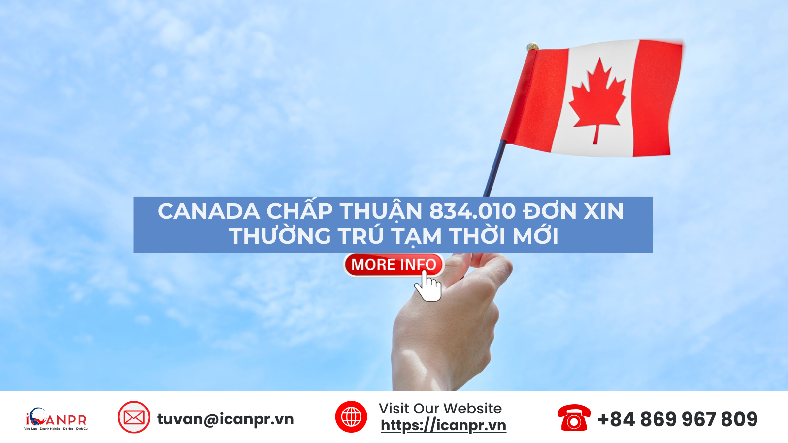Canada chấp thuận 834.010 đơn xin thường trú tạm thời mới