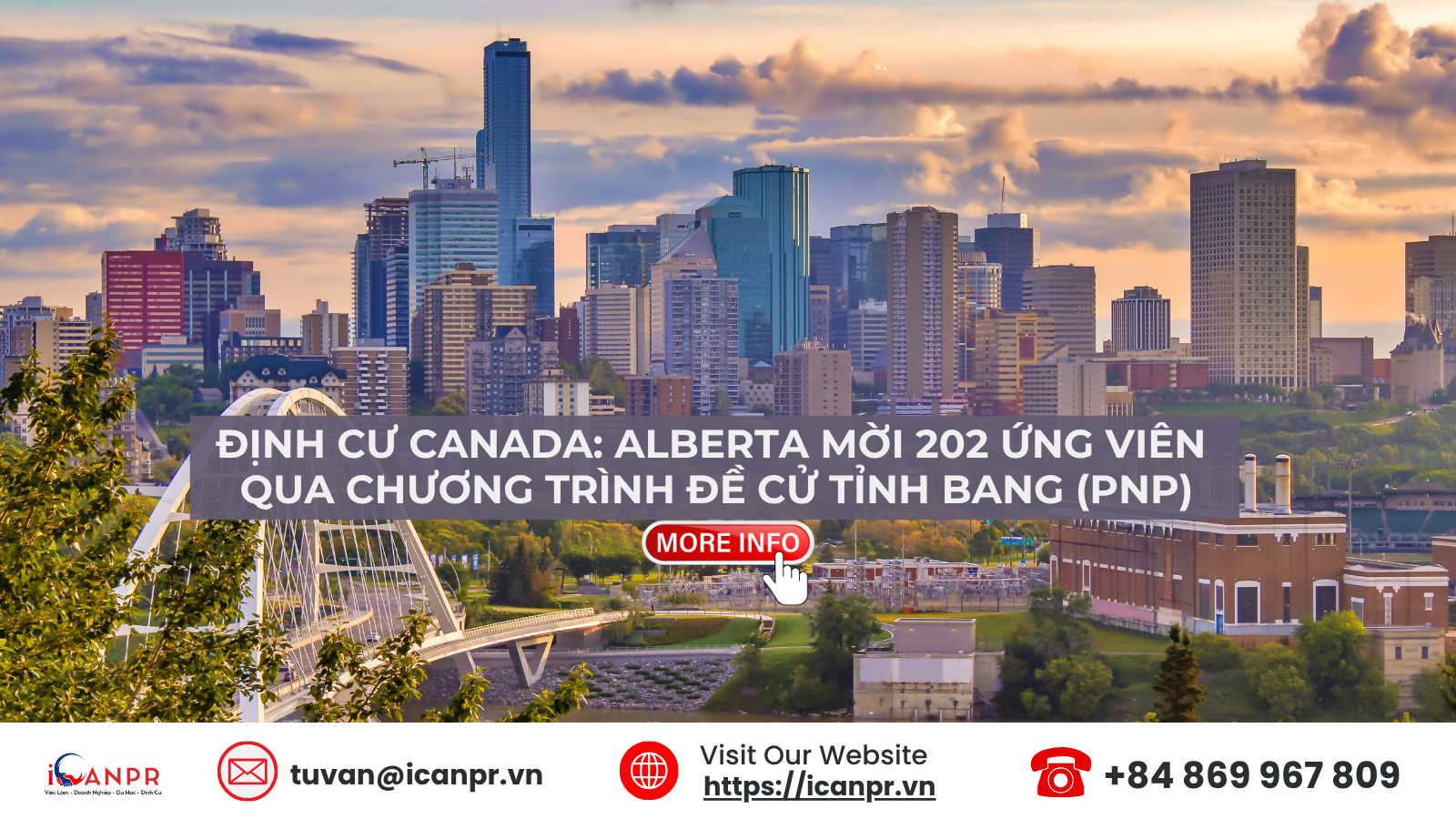 Định Cư Canada: Alberta Mời 202 Ứng Viên Qua Chương Trình Đề Cử Tỉnh Bang (PNP)