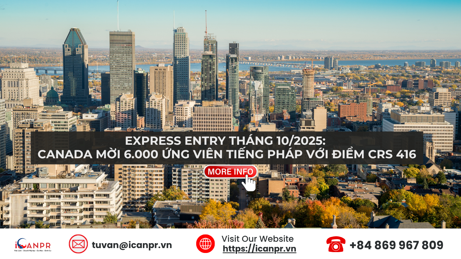 Express Entry Tháng 10/2025: Canada Mời 6.000 Ứng Viên Tiếng Pháp Với Điểm CRS 416