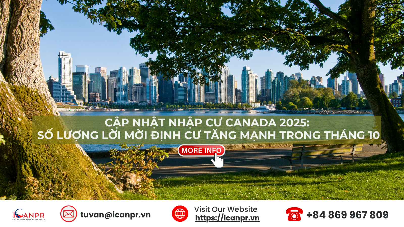 Cập nhật nhập cư Canada 2025: Số lượng lời mời định cư tăng mạnh trong tháng 10