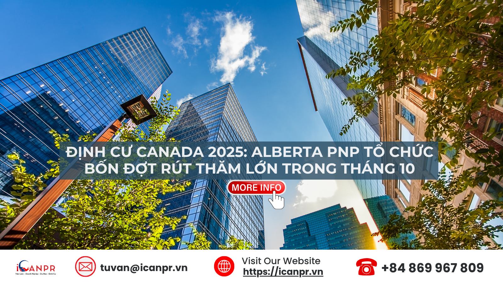 Định cư Canada 2025: Alberta PNP tổ chức bốn đợt rút thăm lớn trong tháng 10