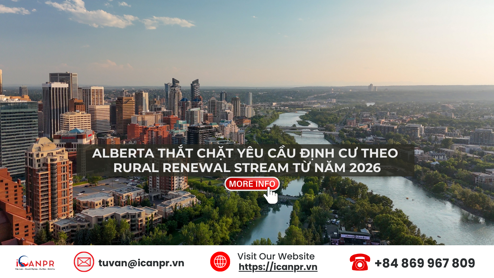 Alberta Thắt Chặt Yêu Cầu Định Cư Theo Rural Renewal Stream Từ Năm 2026
