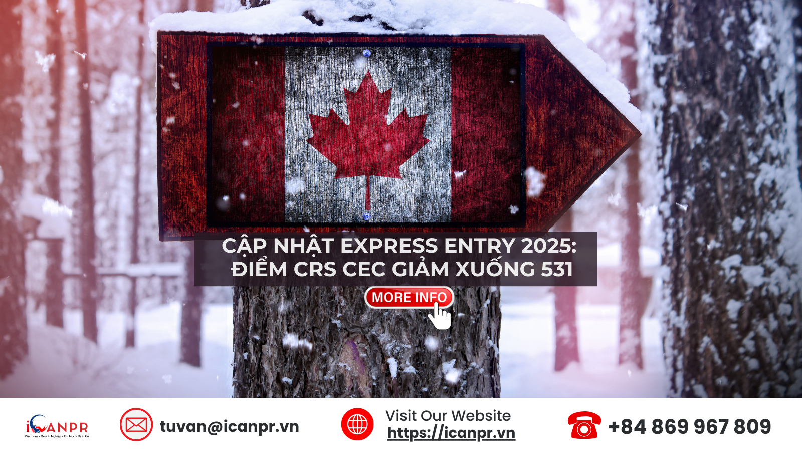 Cập nhật Express Entry 2025: Điểm CRS CEC giảm xuống 531