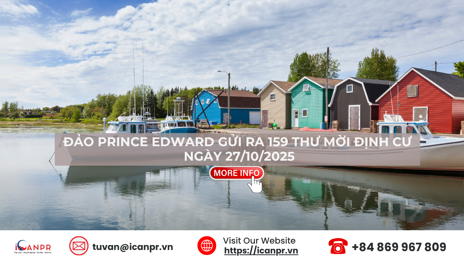 Đảo Prince Edward gửi ra 159 lời mời định cư ngày 27/10/2025