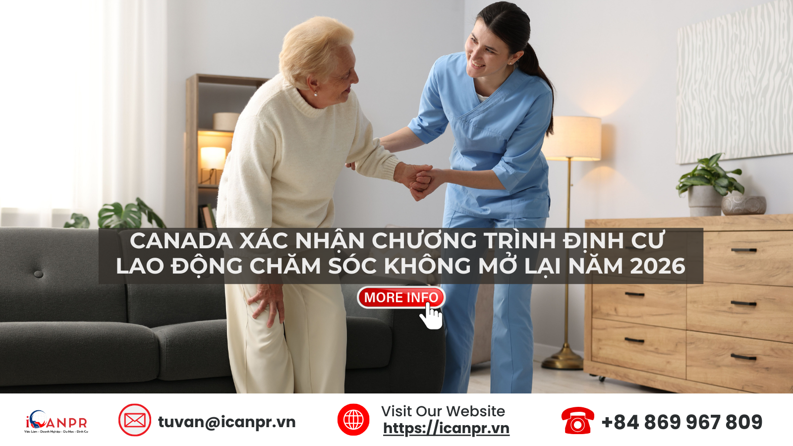 Canada Xác Nhận Chương Trình Định Cư Lao Động Chăm Sóc Không Mở Lại Năm 2026